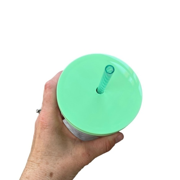 Starbucks 2020 Christmas Glitter Green Cold Cup Tumbler 24 oz - Picture 4 of 8